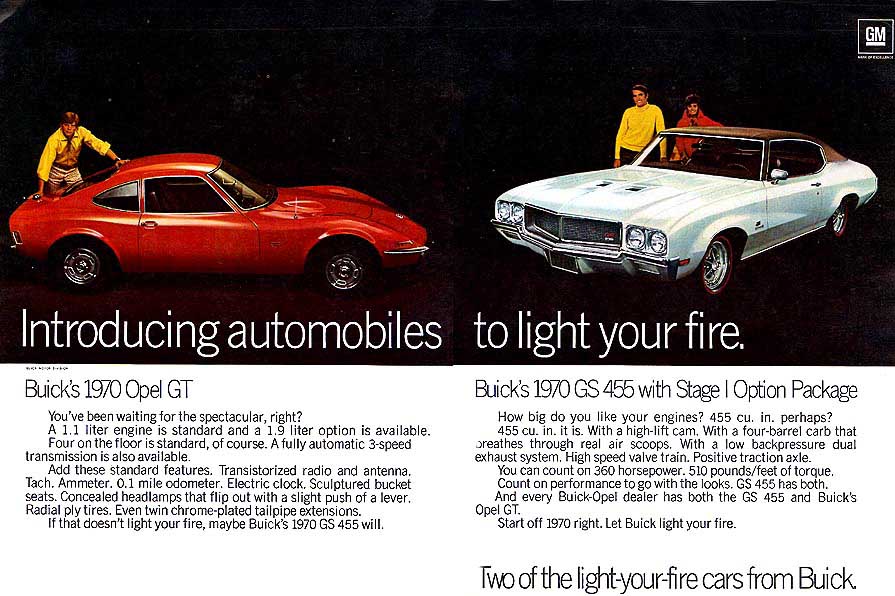 1970 Buick Auto Advertising